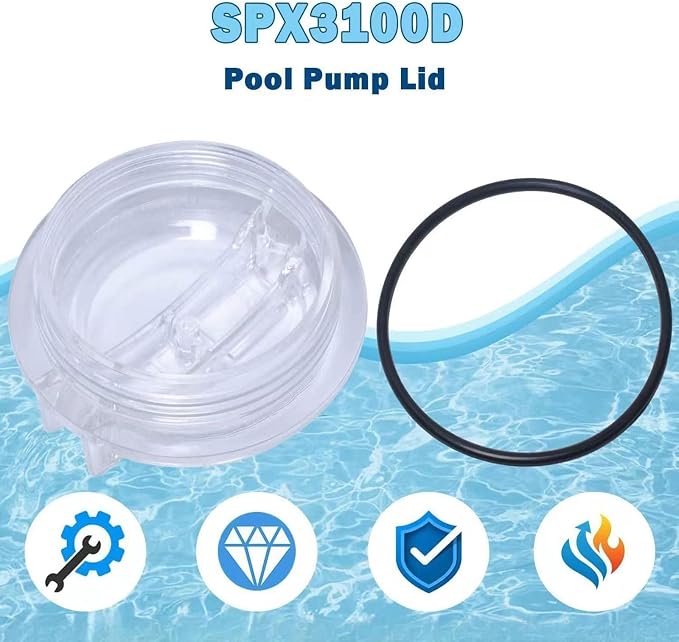 Pool Lid Replacement Thread Strainer Cover Trap Sand Filter Acrylic - Image 5
