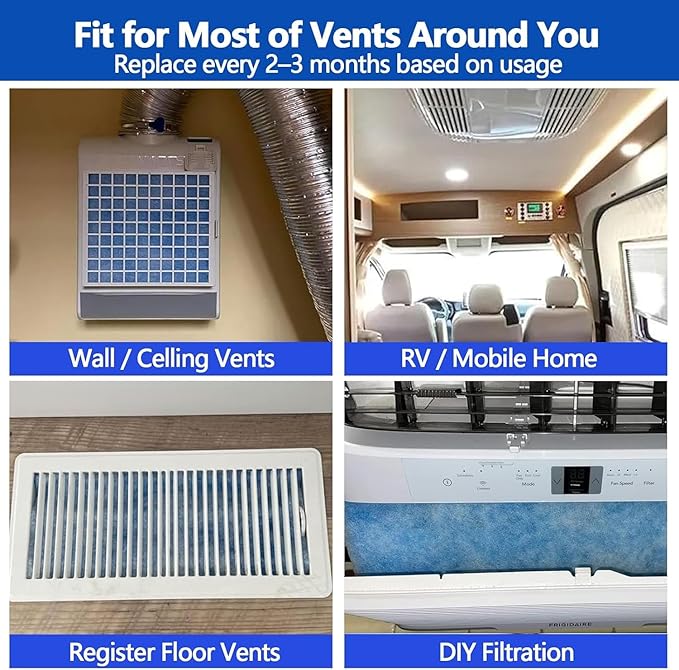 Air Vent Filters, MERV 8 Triple Electrostatic Vent Filter - Image 6