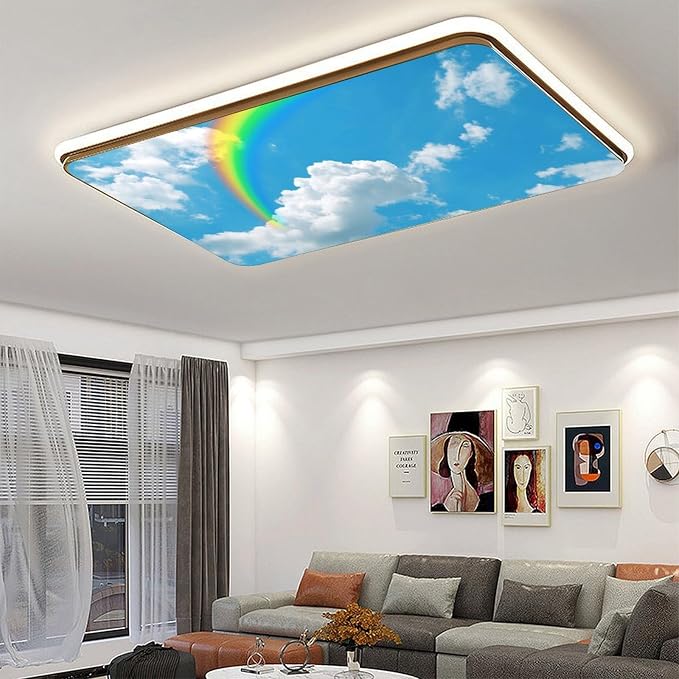 2PCS Fluorescent Light Covers for Classroom Ceiling Lights Magnetic Light Covers - Image 6