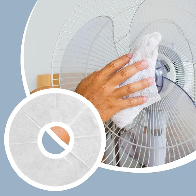 Summer Fan Dust Covers, Electric Fan Dust Cover | Easy Removal Guard Filter - Image 3