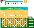 Filterbuy 18x18x2 Air Filter MERV 11 Superior Pet & Allergy Defense, by Filterbuy