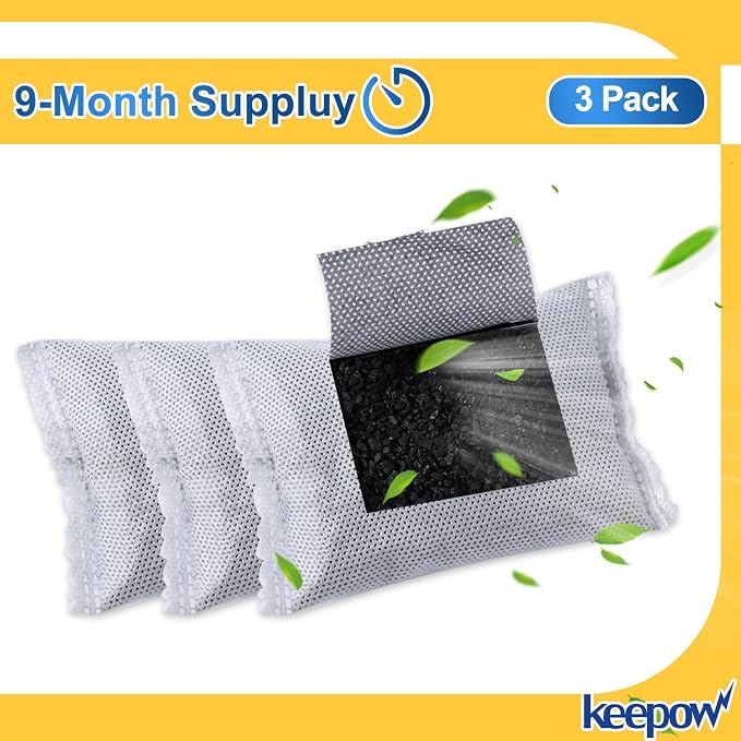 KEEPOW Activated Charcoal Odor Absorber Filter Refills Compatible - Image 3