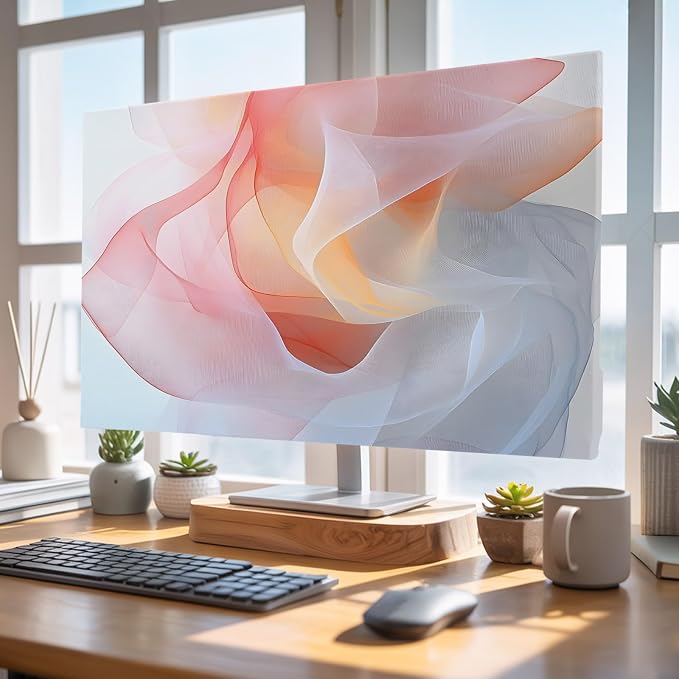 Abstract Modernism Colorful Art Indoor TV Cover, Elastic TV Screen Protector - Image 4