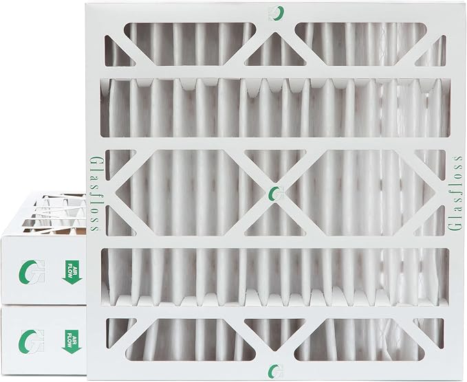 Glasfloss ZL 20x20x4 MERV 10 Pleated 4" Inch Air Filters by Glasfloss