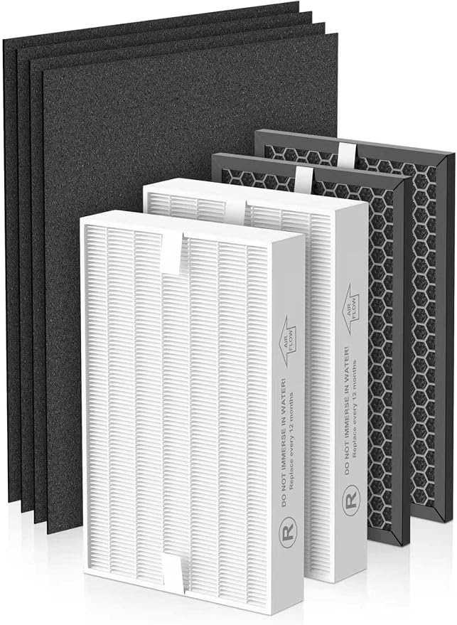 Replacement Filter for Honeywell HPA5200B HPA5220 HPA5250 HPA3200, 2 Premium by Induspure
