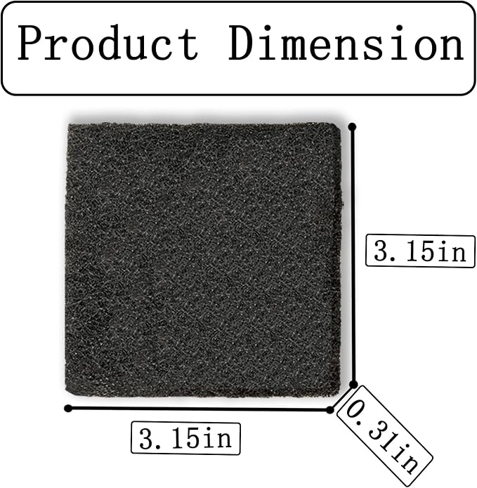 8 Pack Activated Carbon Filters Fits EKO Trash Can - Image 5