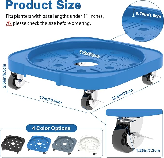 2 Pack 11'' Heavy Duty 5 Gallon Water Jug Holder Caddy - Image 4