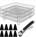 7.64 Square Air Fryer Rack & Basket Set by ccsxqy