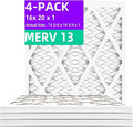 16x20x1 MERV 13 Pleated Air Filter MPR 1900 & FPR 10, Furnace Air Filters by Qingzhug