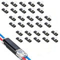 BOENFU Double Wire Plug in Connector, 30 Pack, 18-20 AWG, 2Pin Lock Strip by BOENFU