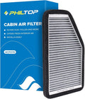 PHILTOP HEPA Cabin Air Filter w/Activated Carbon, Compatible by PHILTOP
