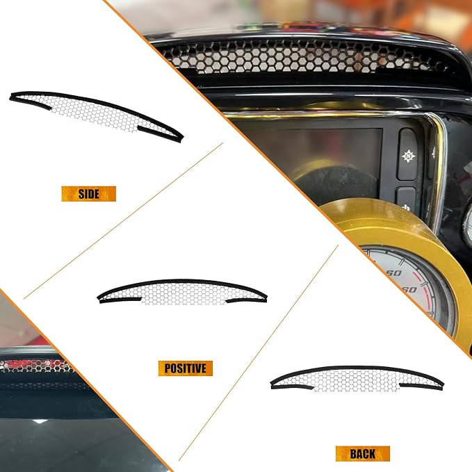 Motorcycle Mesh Fairing Grill Top Vent Grille Screen Fit - Image 3
