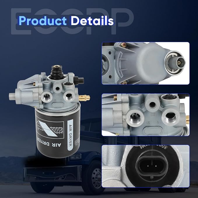 ECCPP Air Dryer R955205 for Freightliner for Kenworth 12V 1200 Series | for - Image 3