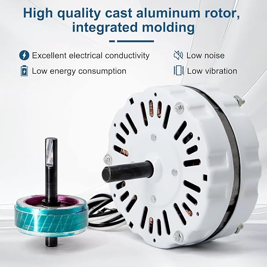 Criditpid Replacement F0510B2497 Lomanco Power Vent Attic Fan Motor & 58033 - Image 3