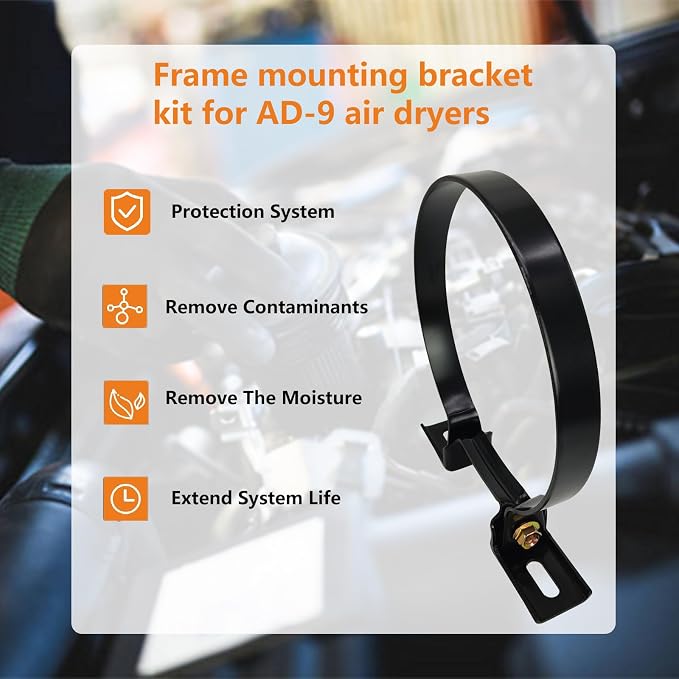 107695 Air Dryer Mounting Bracket Kit Fit - Image 6