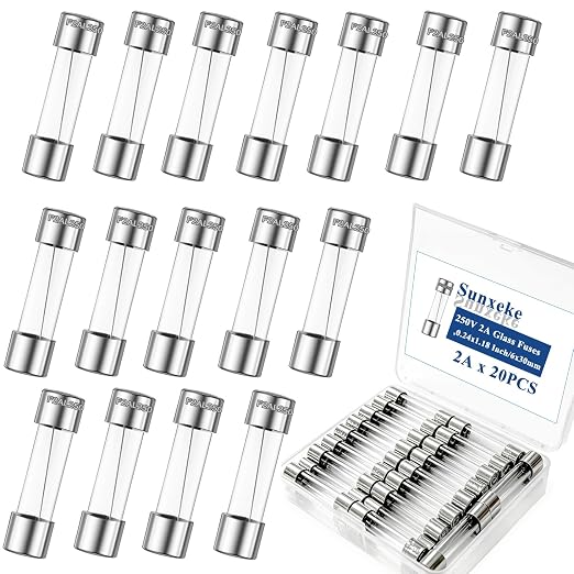 20PCS F2AL250V 6 x 30mm Fast Blow Glass Fuses 2A 2Amp 250V Glass Fuse, by Brandquality-Trustworthy