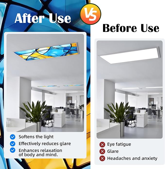 ANGSYLTH 8 Pcs Fluorescent Light Covers - Image 4