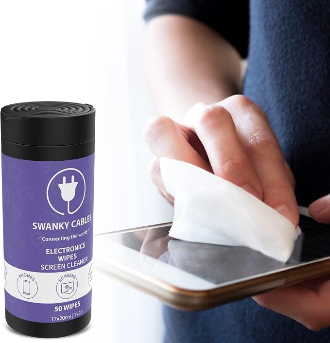 Swanky Cables Screen Cleaner Wipes: Electronic Wipes - Image 5