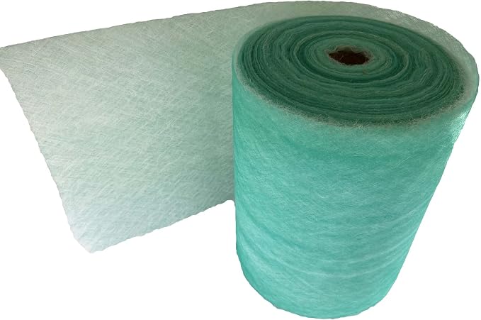 wioboy Paint Booth Exhaust Filter Roll, 15 Gram Fiberglass Paint Arrestor by wioboy