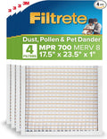 Filtrete 17.5x23.5x1 AC Furnace Air Filter, MPR 700, MERV 8, Tough on Pollen by Unknown