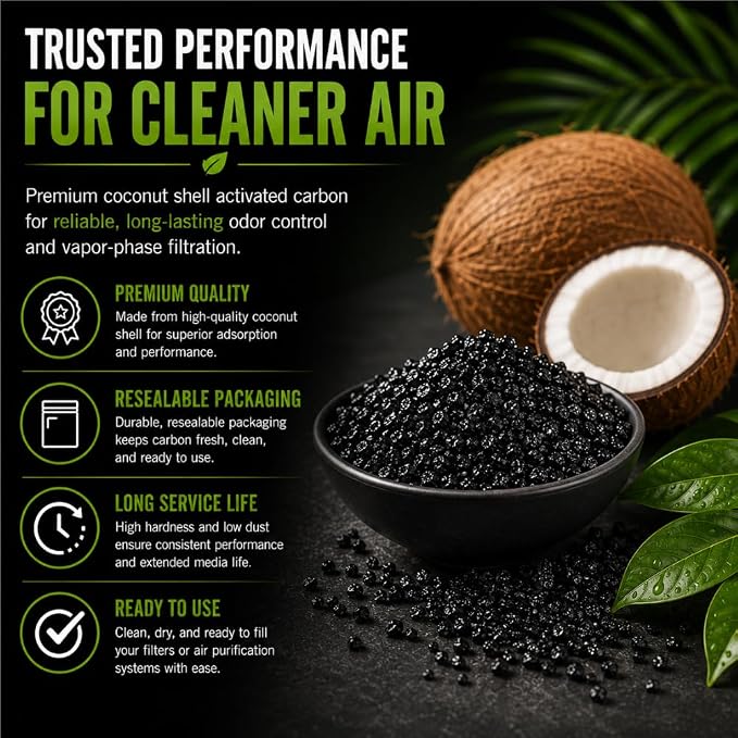 4x8 Activated Carbon, Bulk Charcoal - Image 6