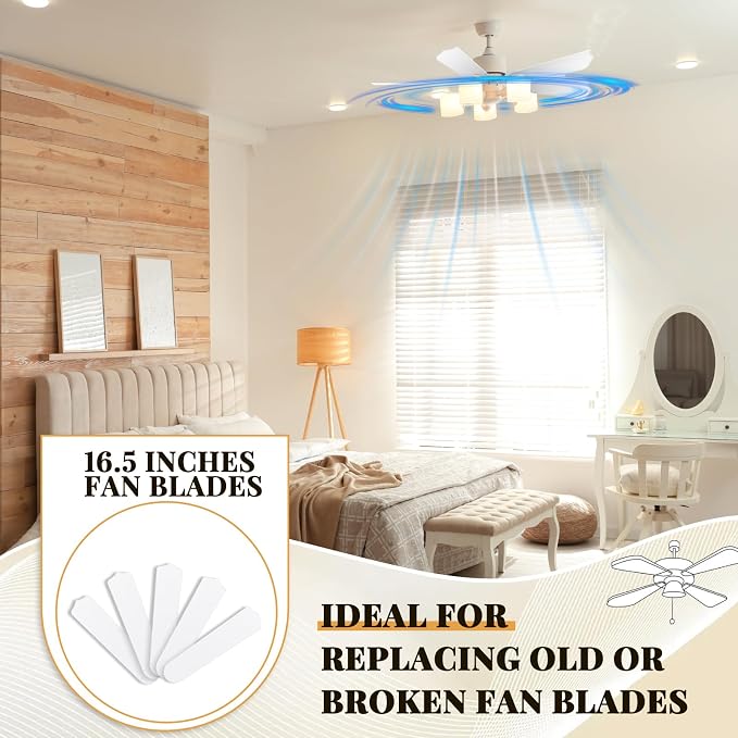 Lineshading 10 Pack 16 1/2" Replacement Fan Blades - Image 5