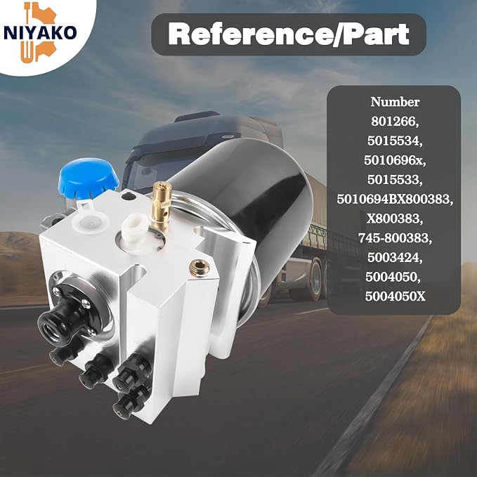 801266 Air Dryer 12 Volt Direct Fit V'-olvo, F'-reightliner, K'-enworth - Image 2