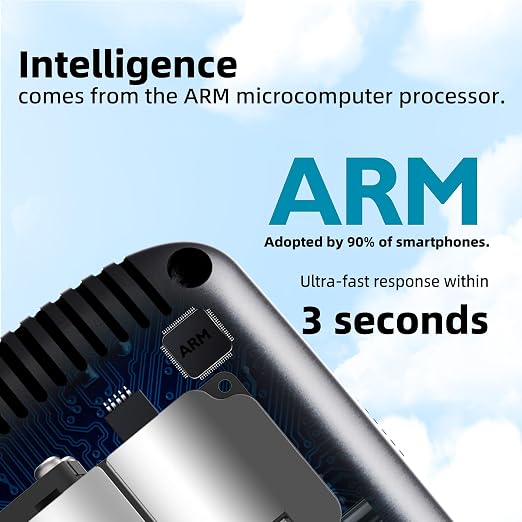 Air Quality Monitor, 5-in-1 Air Quality Tester, - Image 5