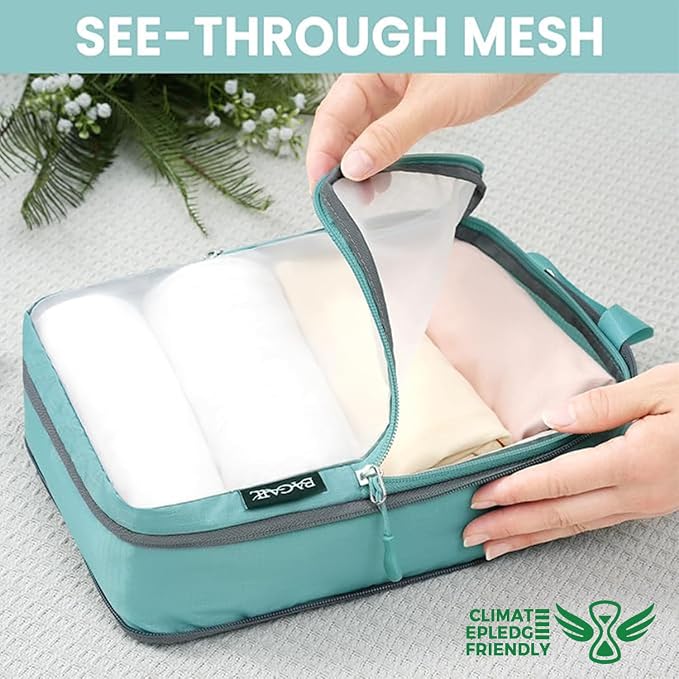 BAGAIL 6 Set Ultralight Compression Packing Cubes Packing Organizer - Image 3