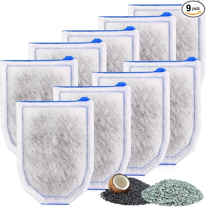 9 Pack Carbon Filter Large Compatible by xbbwmrs
