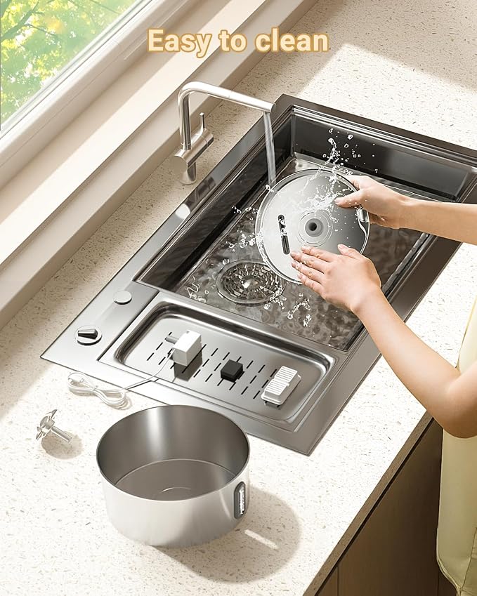 Stainless Steel Cat Water Fountain - 108oz/3.2l Metal Pet Water Bowl Dispenser - Image 4