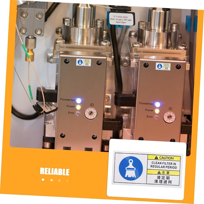 CHILDWEET Filter Cleaning Reminder Label Filter Cleaning Notice Label Machinery - Image 5