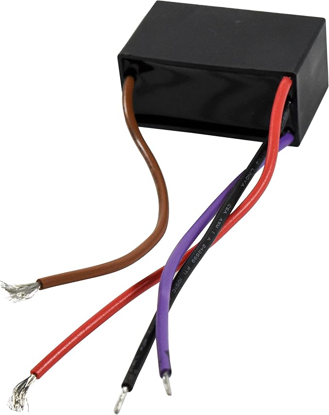 HQRP Capacitor Compatible with Hampton Bay Ceiling Fan CBB61 4.5uf+4.5uf+6.6uf - Image 3