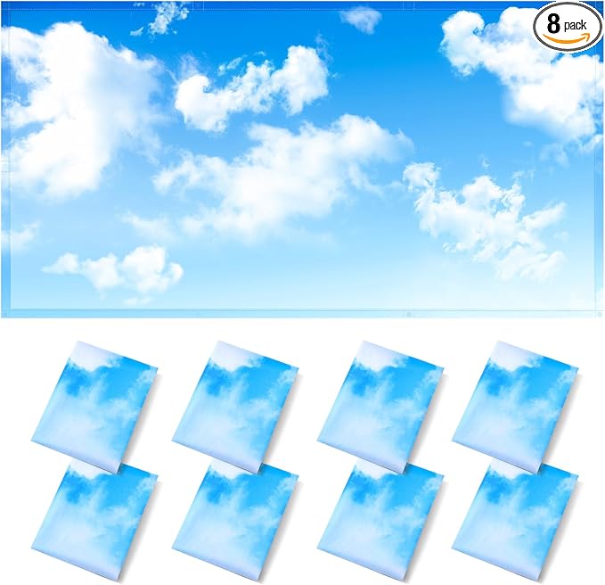 ANGSYLTH 8 Pcs Fluorescent Light Covers by ANGSYLTH