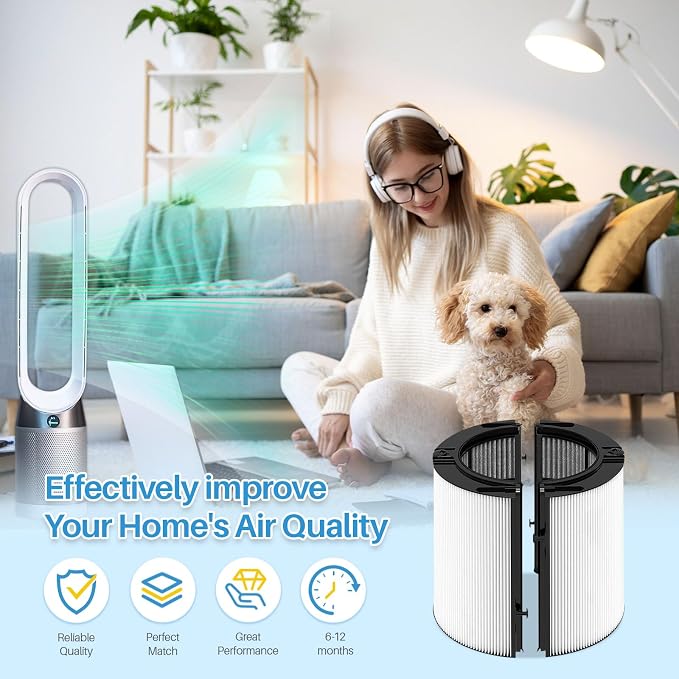 360° Combi Glass Hepa + Carbon Air Purifier Filter Compatible - Image 3