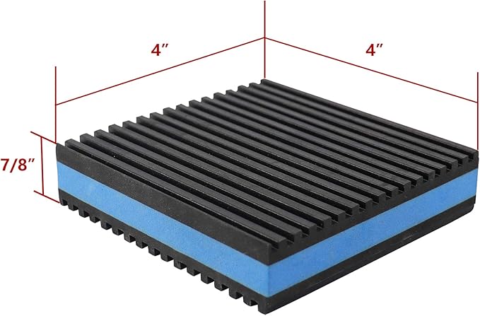 LBG Products Rubber Anti-Vibration Isolation Pads, Compressors, Treadmills etc - Image 2