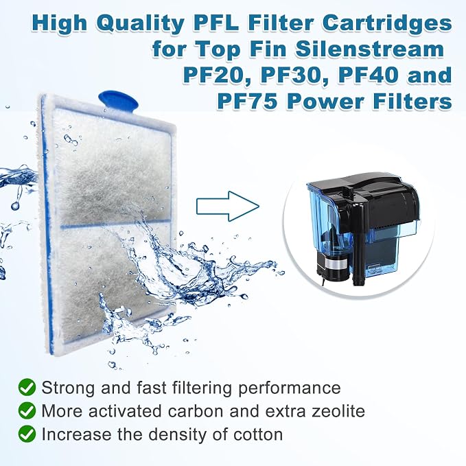 driamor 16 Pack PF-L Fish Tank Filter Cartridges Compatible - Image 2