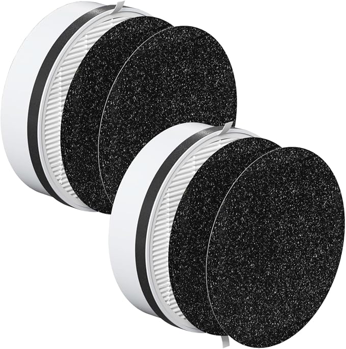 2 Set HP125 Replacement Filter for Hunter HP125 AirX HEPA Digital Air Purifier by BLUTENET