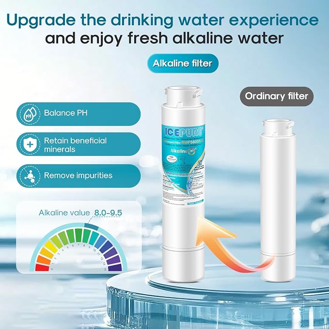 ICEPURE Alkaline RWF5800A-AL Refrigerator Water Filter Replacement - Image 5