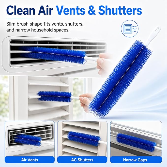 Fan Cleaning Brush, Bendable Microfiber Head, Reusable Dust Remover, Fan - Image 5