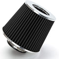Rtunes Racing Universal Clamp-On Air Intake Filter Dry Washable Cone Air Filter by RtunesRacing