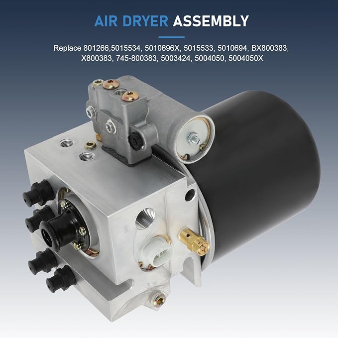 ECCPP Air Dryer 801266 AD-IS for Freightliner for Kenworth for Peterbilt 12V | - Image 2