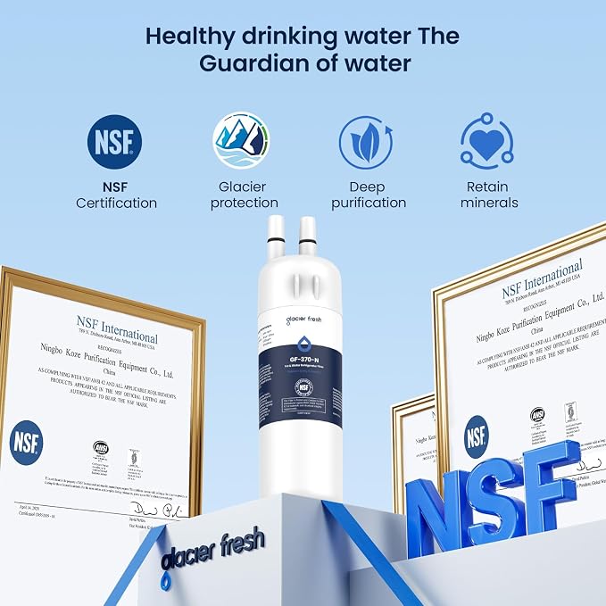 GLACIER FRESH EDR1RXD1 Refrigerator Water Filter Compatible - Image 3