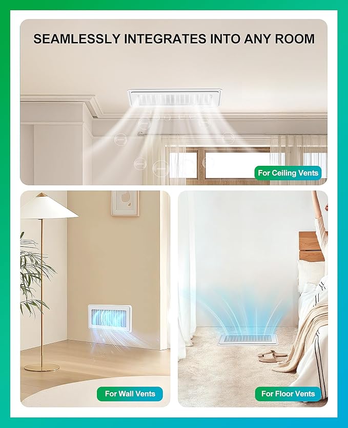 Magnetic Vent Screen Mesh Covers, Floor Vent Covers 3 Pack, - Image 6