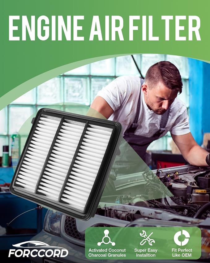 Cabin & Engine Air Filter Fit for Honda Accord 1.5L Gas 2022-2018 | - Image 2
