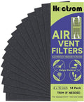 Air Vent Filter 4 x 10 Inch 14-Pack Activated Charcoal, Air Vent Floor Heater by BeautyyourHome