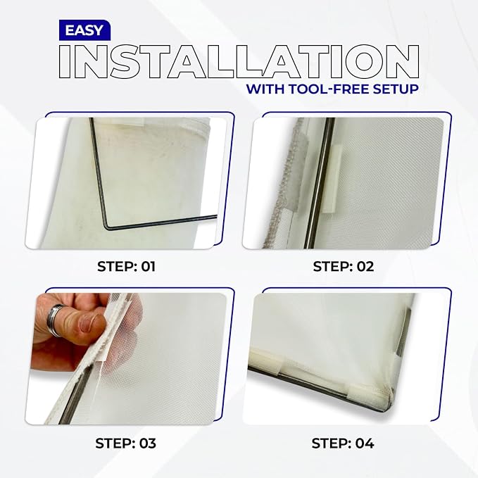 Dexter Lint Screen Replacement – Durable Frameless Dryer Lint Filters - Image 2