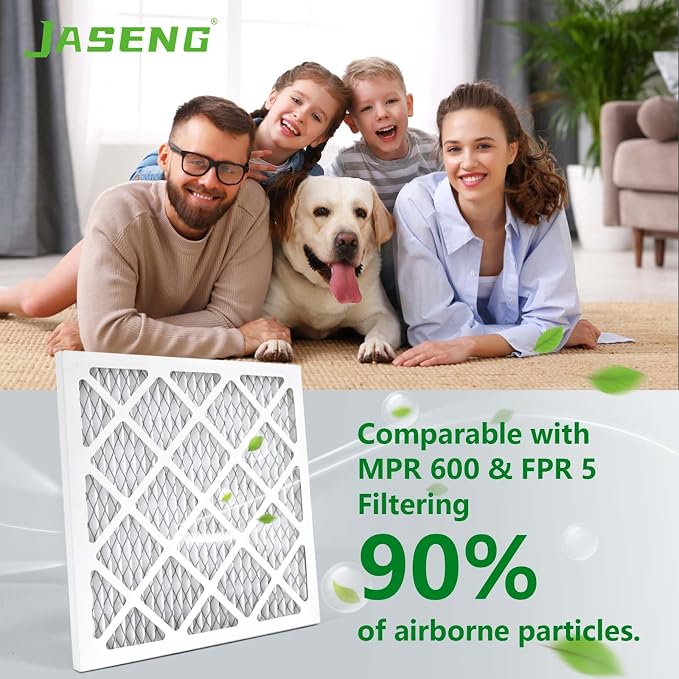 Furnace Filters 16x25x1 MERV 8, MPR 600, 4 Pack Air Filter - Image 3