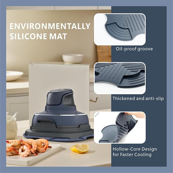 Silicone Heat Resistant mat for Ninja Crispi Air Fryer, Heat-Insulating - Image 4