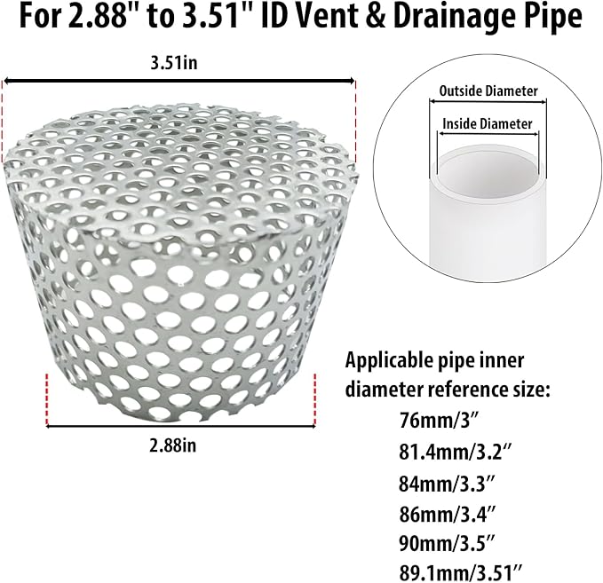 PVC Termination Vent Mesh Cap - Image 3